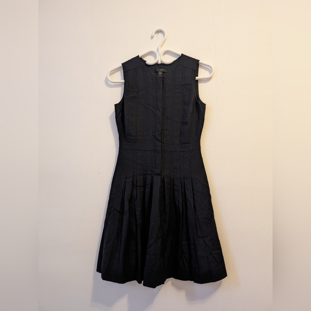 Bundle of J. crew pleated dress and J. Crew linen blend skirt